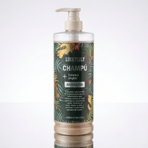 Shampoo Anticaida con Extracto de Jengibre