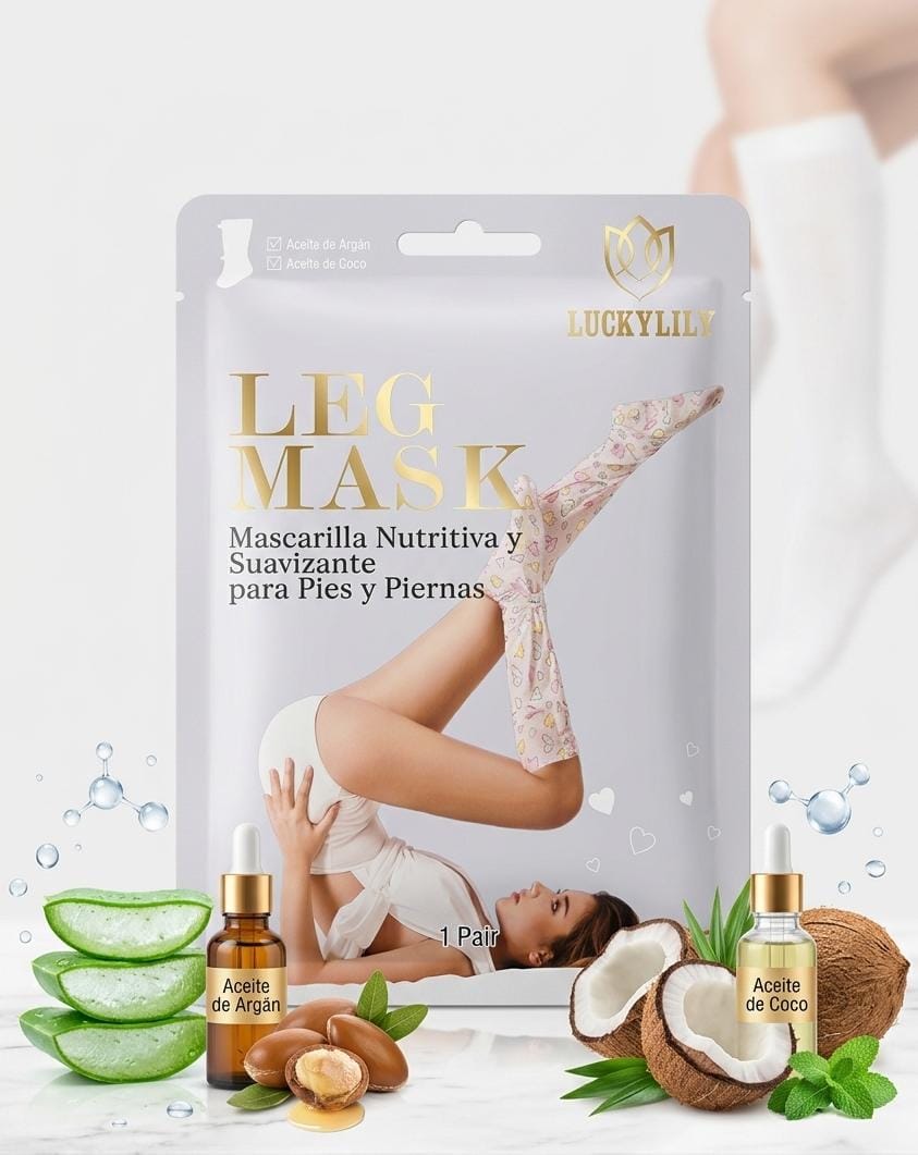 Mascarilla nutritiva y suavizante para pies y piernas